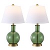 Camelie 22" Table Lamp (Set of 2) - TBL4622 - Green/Brass - Safavieh - 2 of 4