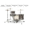 Ludwig Classic Oak 3-Piece Downbeat Shell Pack With 20" Bass Drum - 2 of 3