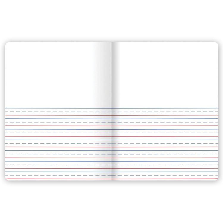 Mead Primary Journal Half Page Ruled Writing Tablet: K-2 Composition Notebook with Picture Space, 200 Pages, Hard Cover, 2 of 7