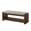 NicBex Modern 40" Slim Shoe Rack Ottoman Bench, Space Saving Entryway Storage with Removable Cushion & Lower Shelf for Apartment - 4 of 4