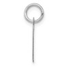 Black Bow Jewelry 14k White Gold Ella Collection Small Fancy Script Initial Pendant A-W - 2 of 4