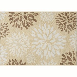 Fulvari Area Rug Non-Slip Floral Washable Living Room Throw Small Stain Resistant Rugs Low-Pile Rugs Boho Rugs - 1 of 1