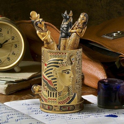 Design Toscano Egyptian Pharaoh Pen Vessel