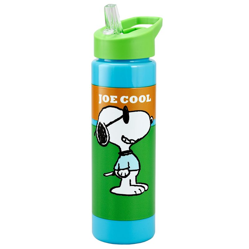 Peanuts Snoopy Water Bottle 24 ounce with straw, 1 of 5