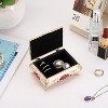 Vintage Metal Jewelry Box Small Treasure Trinket Organizer Earrings Necklace Bracelet Storage Box - 4 of 4