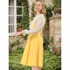 INSPIRE CHIC Women's High Waist Overall Corset Skater Suspender Dresses - 4 of 4