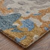Everley Modern Abstract Gray/Blue/Gold Area Rug - 3 of 4
