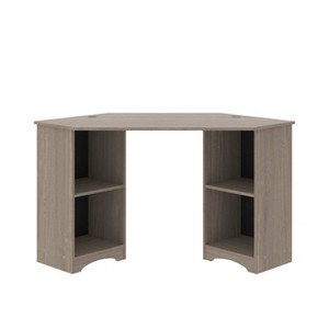 Beginnings Corner Desk Silver Sycamore - Sauder - 1 of 4