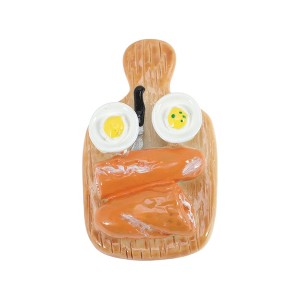 Unique Bargains Magnetic Refrigerator Magnet Orange White 1 Pc - 1 of 3