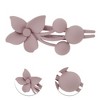Unique Bargains Frosted Flowers Hair Clips for Christmas 3.35"x1.97"x1.57" 1 Pc - 3 of 4
