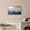 Art Remedy Silvered Layers Blue Abstract Art  Framed - 2 of 4