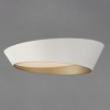 ET2 Lighting Slant 1 - Light Flush Mount in  White/Gold - 2 of 2