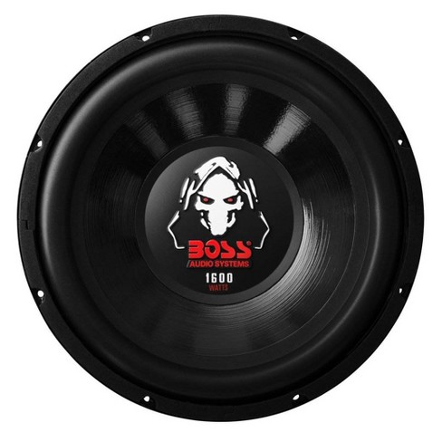 Boss Audio Systems P12svc Phantom 12 Inch 1600 Watt 4 Ohm Single Voice Coil Car Audio Power Stereo Subwoofer Speaker With Polypropylene Cone Target