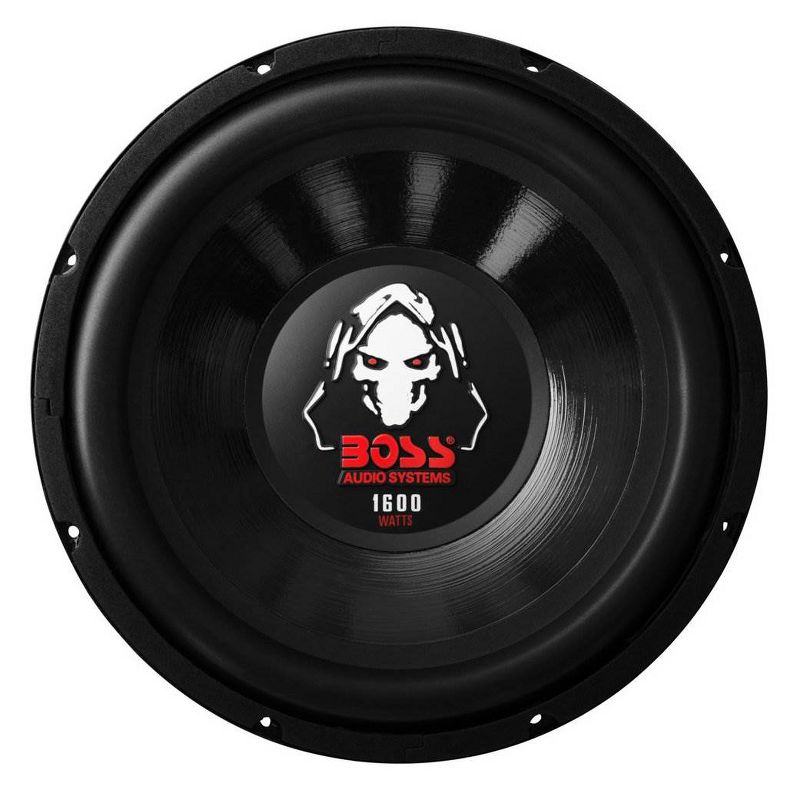 Boss Audio Systems P12SVC Phantom 12 Inch 1600 Watt 4 Ohm Single Voice Coil Car Audio Power Stereo Subwoofer Speaker with Polypropylene Cone, 1 of 6