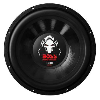 Boss Audio Systems P12SVC Phantom 12 Inch 1600 Watt 4 Ohm Single Voice Coil Car Audio Power Stereo Subwoofer Speaker with Polypropylene Cone
