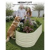 Galvanized Steel Raised Garden Beds - Outdoor Deep Planter Box Kit with Tool-Free Assembly - 2 of 4