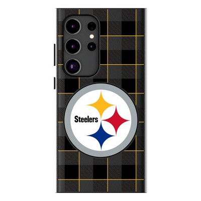 Keyscaper NFL Plaid MagSafe Compatible Cell Phone Case for Galaxy S24 Plus