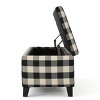 XIYUYEU Storage Bench in Textured Fabric Hinged Lid for Seating Hidden Storage - 4 of 4