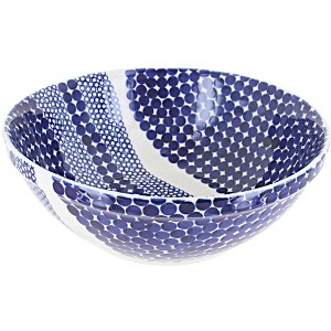 Blue Rose Polish Pottery 851 Zaklady Large Serving Bowl - 1 of 1