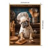 Amanti Art French Bulldog Puppy Chef by Andreas Magnusson Framed Canvas Wall Art - 3 of 4