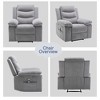 Power Velvet Recliner Chair with Adjustable Massage Function, One Side Pockets, Heating System - 3 of 4