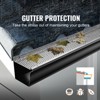 VEVOR Gutter Guard, 5 inch Width, Aluminum Leaf Filter DIY Gutter Cover, 13 PCS 52 ft Total Length, 0.157'' Hole Diameter & 0.02'' Thick,Silver - 3 of 4