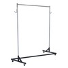 Z Rack, Portable Rolling Clothes Rack, Heavy Duty Garment Rack with Nesting Base, Commercial Clothing Rack with Wheels for Living Room, Bedroom - 2 of 4