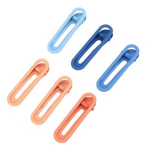 Unique Bargains Women's Classic Fashion Hair Clips 6 Pcs - 1 of 3