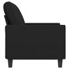vidaXL 2-seater Sofa Black 100% Polyester, Metal, Textilene 2-seater - 3 of 4