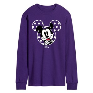 Men's - Disney - Mickey Ears Long Sleeve Graphic T-Shirt - 1 of 2