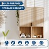 GustoWave Fluted Bathroom Wall Cabinet, 23"x29" Over Toilet Storage Cabinet with Adjustable Shelf,Modern Wooden Medicine Cabinet with Buffering Hinges - 3 of 4