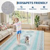 TROPOW Soft Low Pile Dining Room Rugs with Non-Slip Backing, Stain-Resistant Traditional Indoor Floor Mat - 4 of 4