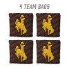 NCAA Wyoming Cowboys 4pk Brown Toss Game Set - 2 of 4