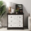 Heynemo Vintage 3 Drawer Dresser, Accent Storage Cabinet with 3 Drawers, Farmhouse Nightstand with Gourd Legs, for Bedroom, Living Room - 2 of 4