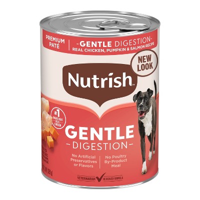 Nutrish Gentle Digestion with Pumpkin, Salmon & Chicken Wet Dog Food - 13oz