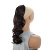 Unique Bargains Women's Big Wavy Ponytail Long Hair Hair Extensions High Temperature Fiber 19.7IN 1 Pc - 3 of 4