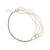 SOHI Women's Daisy White The Larissa Chain Necklace - 2 of 4