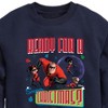 Boys' - Disney - Ready For A Super Christmas Graphic Long Sleeve Fleece Sweatshirt - 2 of 4