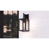 Anchorage 1-Light Matte Black Outdoor Wall Lantern - 3 of 4