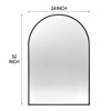 Lyngins 32x24 Inch Bathroom Mirrors,Arched Wall Mirrors,4mm HD Glass Mirrors,Aluminum Alloy Anti-rust Vanity Mirrors for Bathroom,Bedroom - 3 of 4