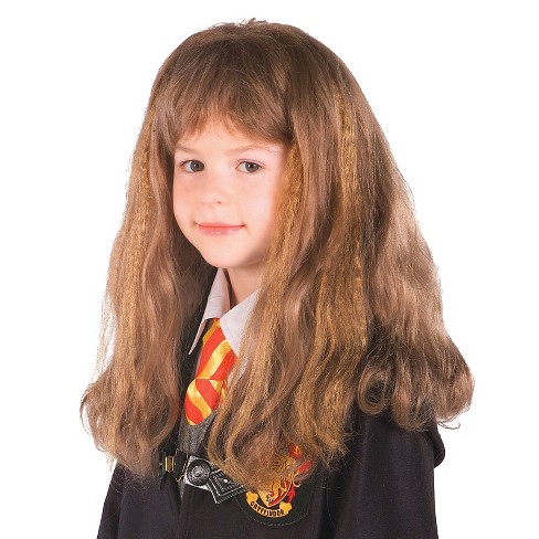 Kids Halloween Harry Potter Hermione Granger Costume Wig Brown