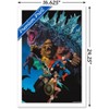 Trends International Justice League vs. Godzilla vs. Kong - Roar Framed Wall Poster Prints - 3 of 4