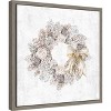Amanti Art Pinecone Wreath by PI Studio Canvas Wall Art Print Framed 16 x 16-in. - 3 of 4