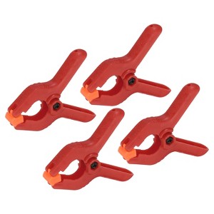 Unique Bargains Plastic Flexible Anti-slip DIY Project Craft Spring Clamps 4 Pcs - 1 of 4