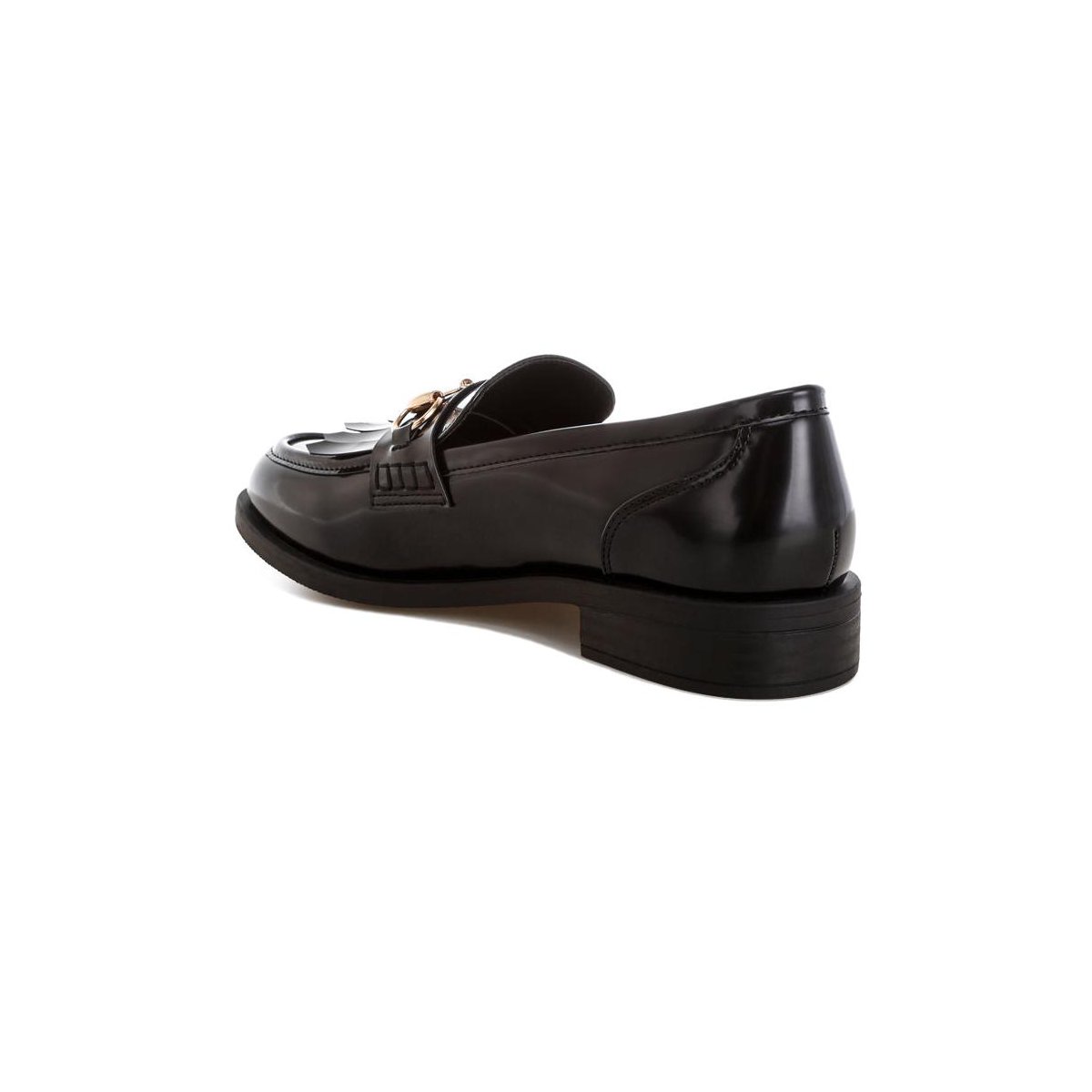 Женские туфли London Rag Womens Marbin Fringed Penny Strap Loafers 7 — фото 4