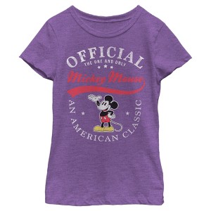 Girl's Disney Mickey Mouse Official One & Only T-Shirt - 1 of 4
