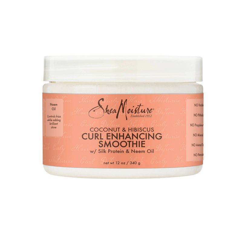 SheaMoisture Smoothie Curl Enhancing Cream for Thick Curly Hair Coconut and Hibiscus, 3 of 19