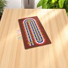 Slickblue Tabletop Cribbage Board Game – Giant Roll-Out Mat with Pawns and Cards for Easy, Fun Play - 2 of 3