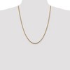 Black Bow Jewelry 2.5mm, 14k Yellow Gold, Solid Franco Chain Necklace - 2 of 4