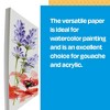 Sax Watercolor Paper, 12 x 18 Inches, 90 lb, Natural White, 100 Sheets - 4 of 4